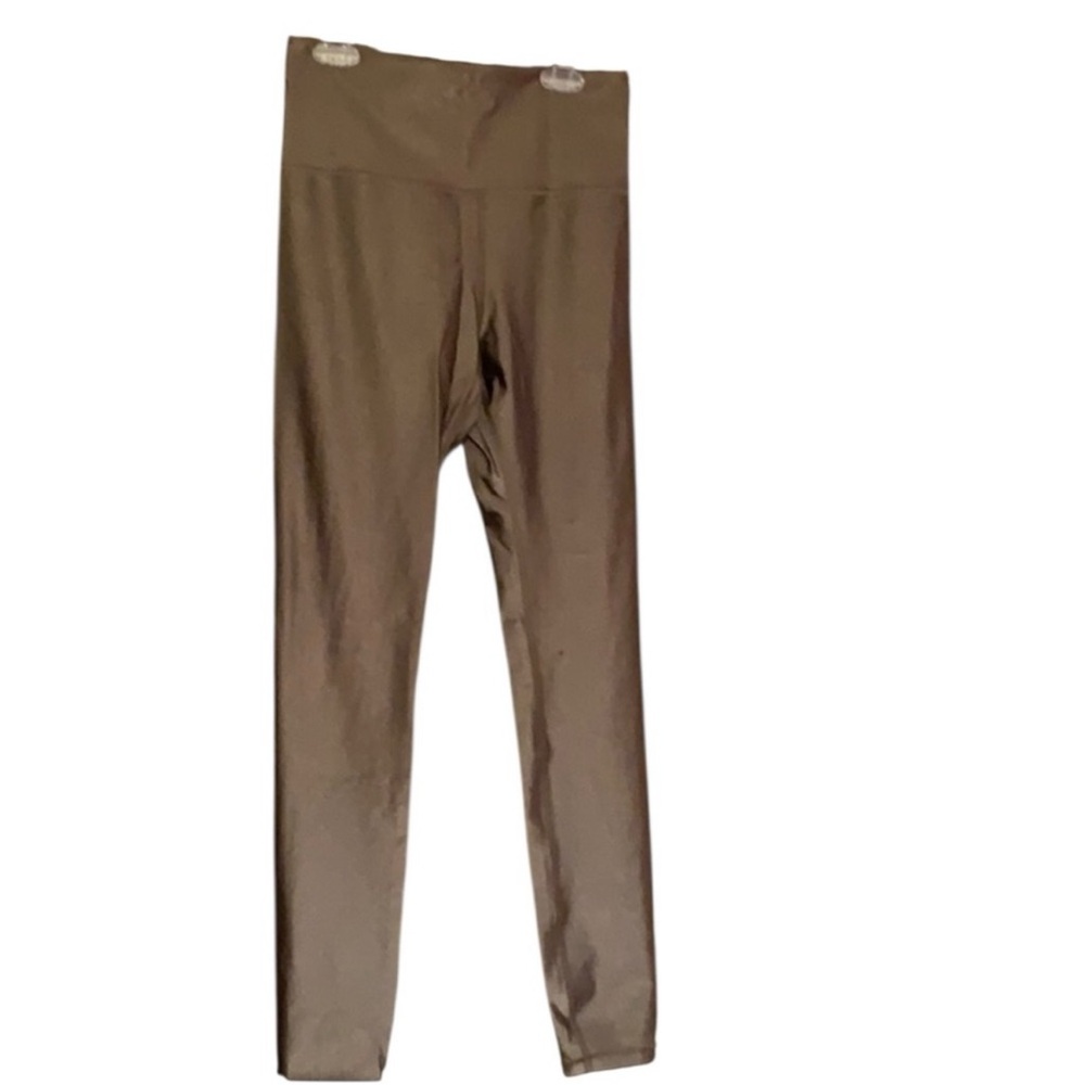 Athleta Elation Shine Tight size Medium Coffee Shine Leggings Athletic - Picture 6 of 6